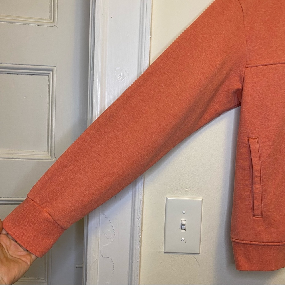 PATAGONIA Ahnya Quarter Zip Pullover in Rock Melon Orange Sz Medium 42150 - Picture 4 of 11